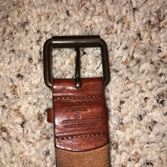 Abercrombie & Fitch Genuine Leather Belt - Picture 6 of 8